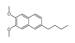 2,3-Dimethoxy-6-n-butyl-naphthalin Structure