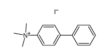 biphenyl-4-yl-trimethyl-ammonium, iodide Structure