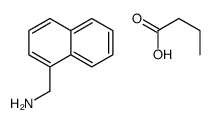 butanoic acid,naphthalen-1-ylmethanamine结构式