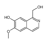 1-Isoquinolinemethanol,7-hydroxy-6-methoxy-(9CI)结构式