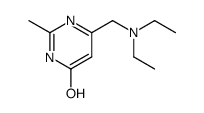 6-((diethylamino)methyl)-2-methylpyrimidin-4-ol Structure