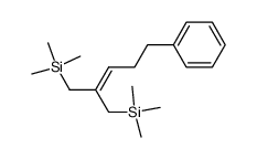 1,1-bis[(trimethylsilyl)methyl]-4-phenyl-1-pentene Structure
