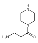 Piperazine, 1-(3-amino-1-oxopropyl)- (9CI) structure