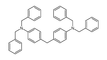 N,N'-(methylenedi-4,1-phenylene)bis[dibenzylamine]结构式