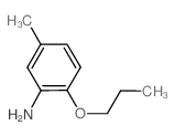 5-Methyl-2-propoxyaniline结构式