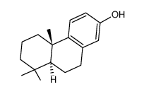 2-Phenanthrenol, 4b,5,6,7,8,8a,9,10-octahydro-4b,8,8-trimethyl-, (4bS,8aS)- Structure