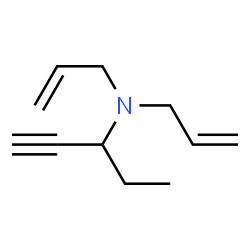 1-Pentyn-3-amine,N,N-di-2-propenyl-(9CI)结构式