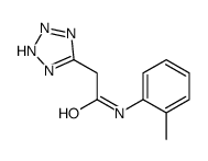 N-(2-methylphenyl)-2-(2H-tetrazol-5-yl)acetamide结构式