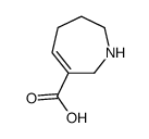 2,3,4,7-tetrahydro-1H-azepine-6-carboxylic acid结构式