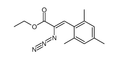 ethyl 2-azido-3-(2,4,6-trimethylphenyl)propenoate结构式