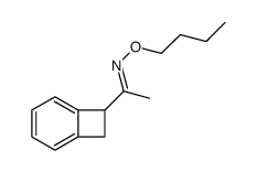 Bicyclo[4.2.0]octa-1,3,5-trien-7-yl(methyl) ketone O-butyl oxime structure