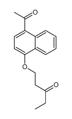 1-(4-Acetyl-1-naphtyloxy)-3-pentanone structure