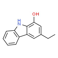9H-Carbazol-1-ol,3-ethyl-(9CI)结构式