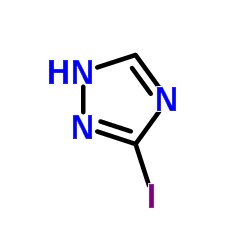 1H-1,2,4-Triazole,3-iodo- Structure