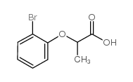 2-(2-溴苯氧基)丙酸结构式