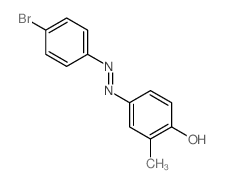 Phenol,4-[2-(4-bromophenyl)diazenyl]-2-methyl- Structure