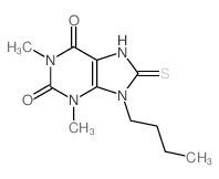 9-butyl-1,3-dimethyl-8-sulfanylidene-7H-purine-2,6-dione picture
