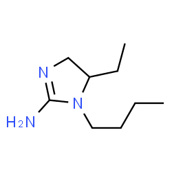 1H-Imidazol-2-amine,1-butyl-5-ethyl-4,5-dihydro-(9CI) Structure