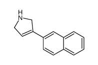 3-naphthalen-2-yl-2,5-dihydro-1H-pyrrole结构式