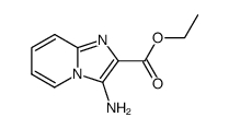 3-amino-2-ethoxycarbonyl imidazo<1,2-a>pyridine结构式