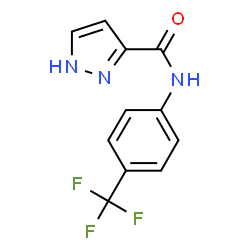 1H-Pyrazole-3-carboxamide,N-[4-(trifluoromethyl)phenyl]-(9CI)结构式