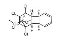 anti-endo-anti-1,2,3,4-tetrachloro-13,13-dimethoxytetracyclo[8,2,1,02,903,8]trideca-4,6,11-triene Structure