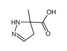 1H-Pyrazole-5-carboxylicacid,4,5-dihydro-5-methyl-(9CI) structure