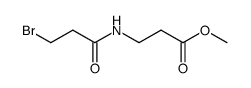 methyl 3-(3-bromopropanamido)propanoate Structure