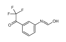Formamide, N-[3-(trifluoroacetyl)phenyl]- (9CI) structure