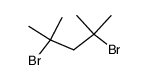 2,4-dibromo-2,4-dimethyl-pentane Structure