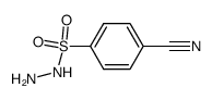 4-cyanobenzenesulfonohydrazide Structure