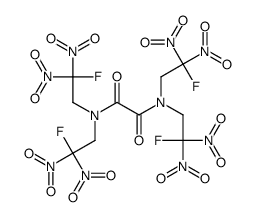N,N,N',N'-tetrakis(2-fluoro-2,2-dinitroethyl)oxamide结构式