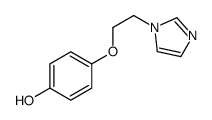 4-(2-imidazol-1-ylethoxy)phenol Structure