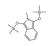 trimethyl-(2-methyl-3-trimethylsilyloxyisoindol-1-yl)oxysilane Structure