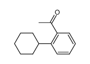 1-(2-cyclohexyl-phenyl)-ethanone Structure