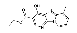 ethyl 4-hydroxy-6-methylimidazo[1,2-a:5,4-b']dipyridine-3-carboxylate结构式