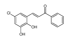 3-(5-chloro-2,3-dihydroxyphenyl)-1-phenylprop-2-en-1-one Structure