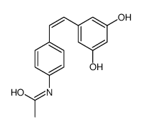 N-[4-[2-(3,5-dihydroxyphenyl)ethenyl]phenyl]acetamide Structure