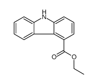 ethyl 9H-carbazole-4-carboxylate结构式