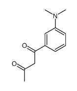 1-[3-(dimethylamino)phenyl]butane-1,3-dione Structure