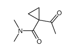 Cyclopropanecarboxamide, 1-acetyl-N,N-dimethyl- (9CI) picture