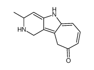 3-methyl-2,3,5,10-tetrahydro-1H-cyclohepta[1,2]pyrrolo[2,4-a]pyridin-9-one结构式