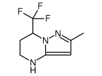 2-METHYL-7-TRIFLUOROMETHYL-4,5,6,7-TETRAHYDRO-PYRAZOLO[1,5-A]PYRIMIDINE结构式