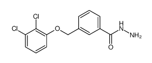 Benzoic acid, 3-[(2,3-dichlorophenoxy)methyl]-, hydrazide结构式