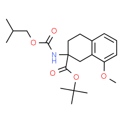 isobutyl 2-(tert-butoxycarbonyl)-1,2,3,4-tetrahydro-8-methoxynaphthalen-2-ylcarbamate picture