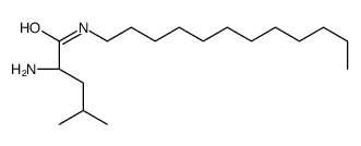 (2S)-2-amino-N-dodecyl-4-methylpentanamide Structure