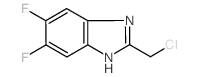 2-(氯甲基)-5,6-二氟-1H-苯并[d]咪唑结构式