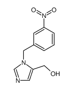 N1-(3-Nitrobenzyl)-5-hydroxymethylimidazole Structure