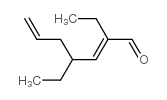 diethyl heptadienal (mixture of isomers) structure