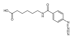 6-[(4-Azidobenzoyl)amino]hexanoic acid结构式